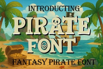Pirate Font Styles for Creative Design Projects