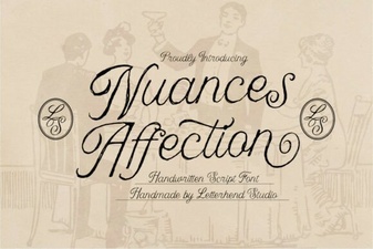 Nuances Affection Font: Design Ideas & Usability