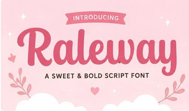 Designing with the Raleway Font Family