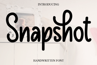 Snapshot Font Inspiration: Design Value and Ideas