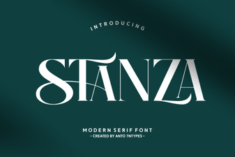 The Stanza Font: Modern Creative Projects & Applications